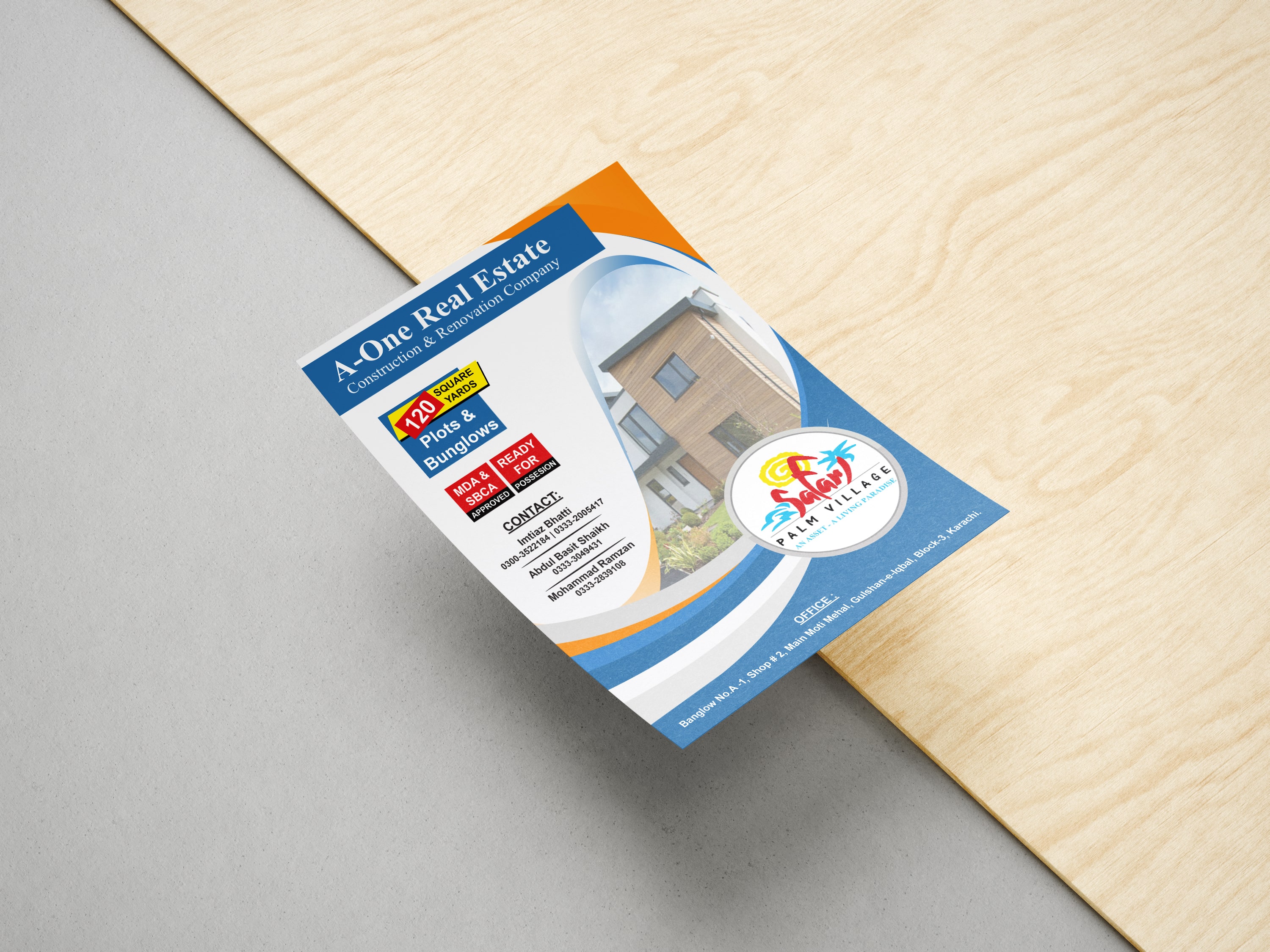 A5 Flyer Catalog Design for Business Promotion in Dubai