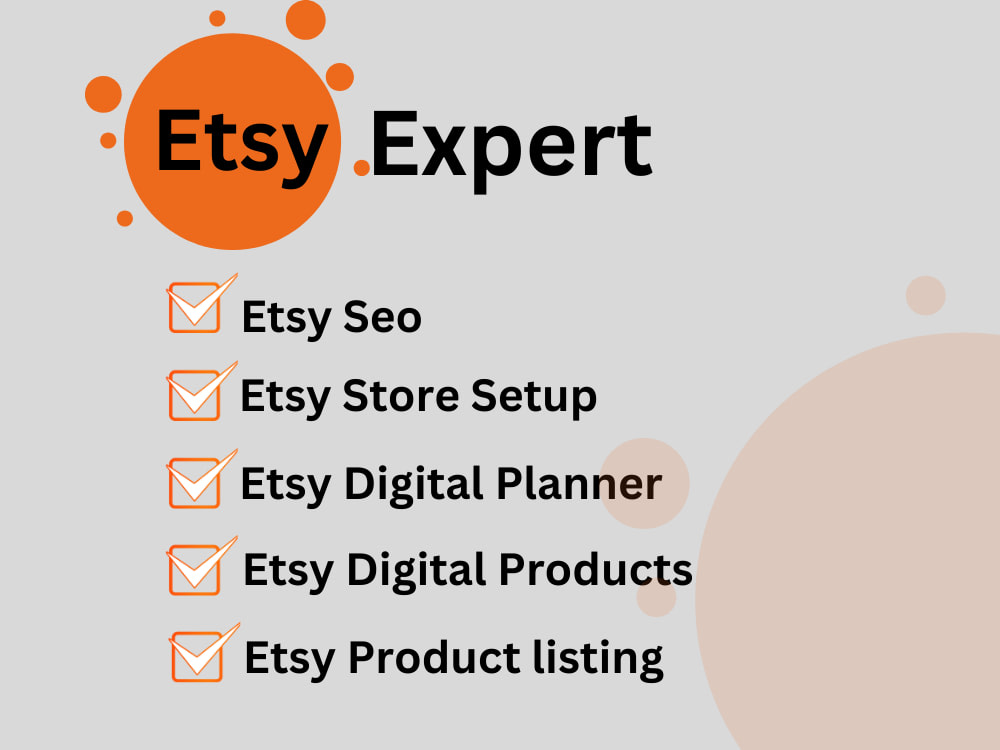 Etsy Shop Setup Service | Branding, SEO, Banner Design, Product Listings in Dubai
