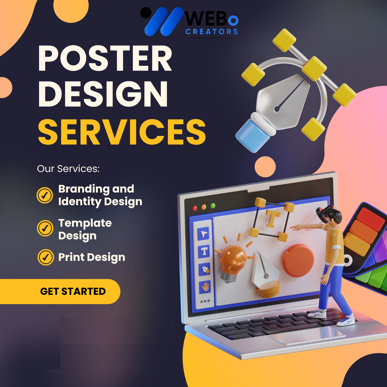 Poster Design Service | Get Powerful Advertising Poster in Dubai for Business and Events