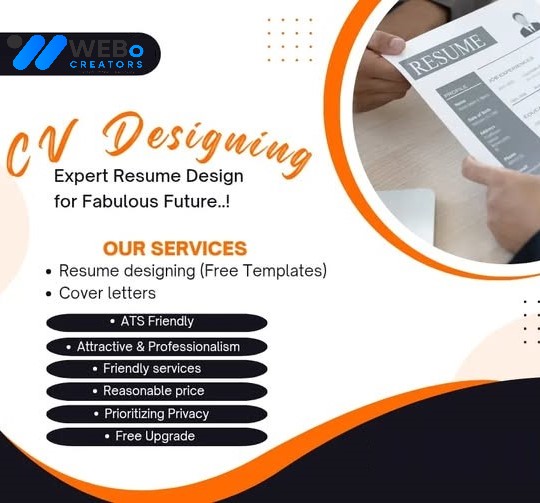 Resume and CV Design Services | Modern curriculum vitae in Dubai