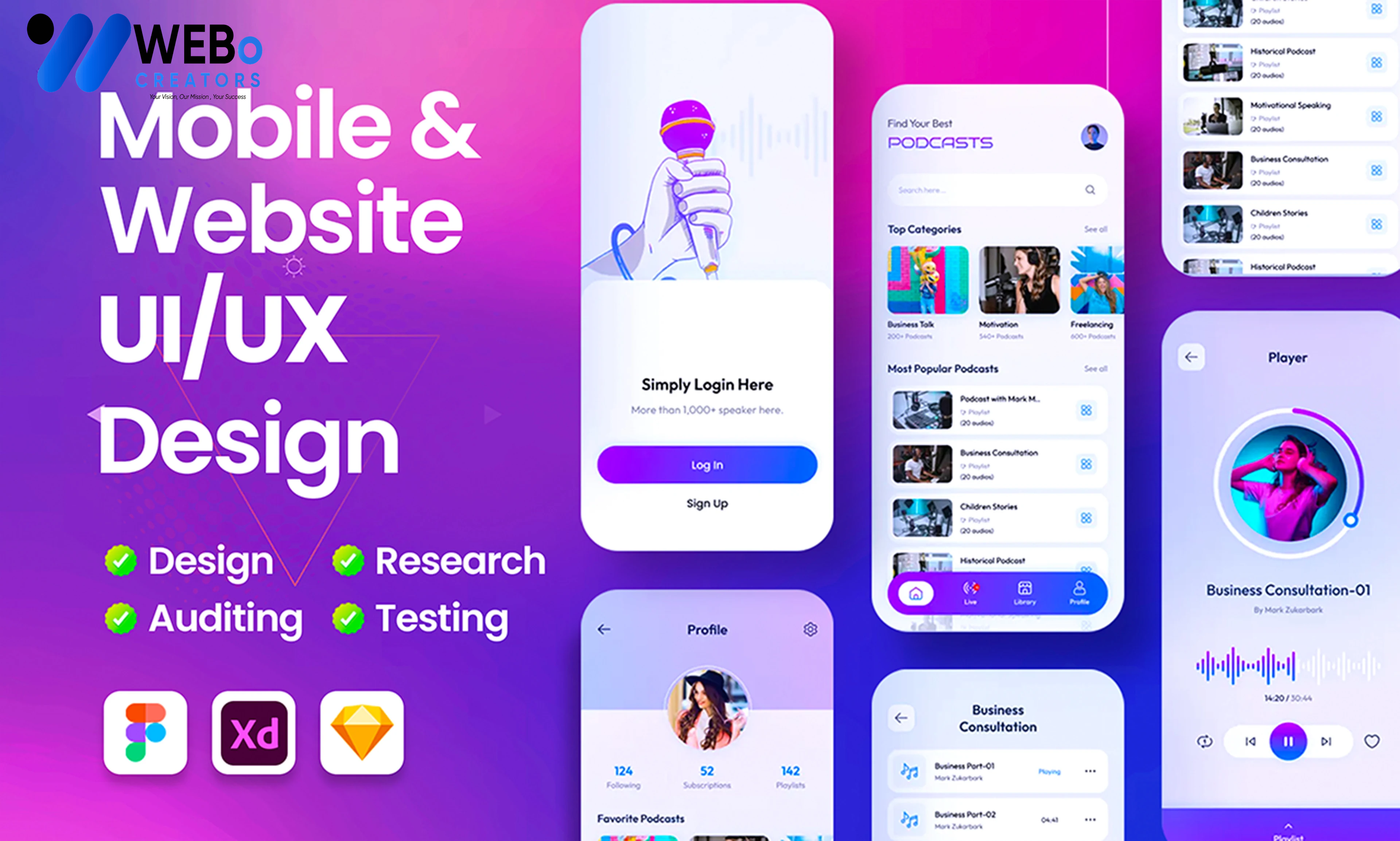 Flutter App UI/UX Design | Beautiful Flutter Interface Design in Dubai