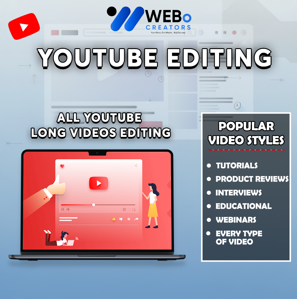YouTube Video Editing Services at Affordable Cost - Hire Experienced YouTube Video Editors in Dubai